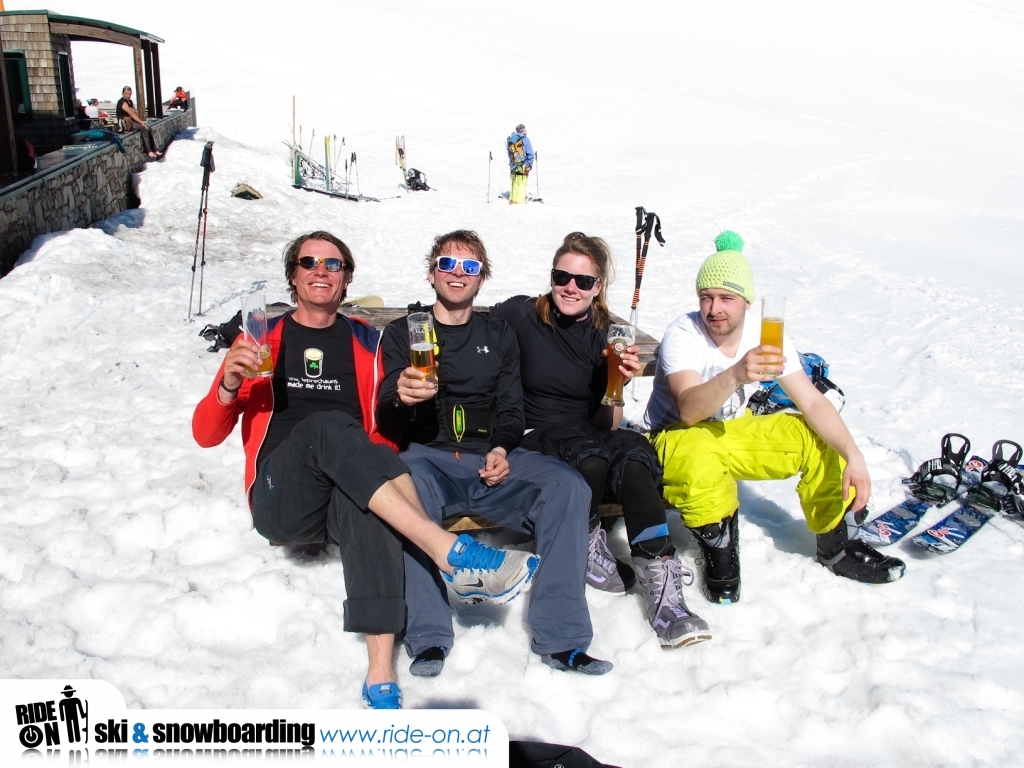 RIDE-ON seizoensafsluiter tour op de Weissee gletsjer